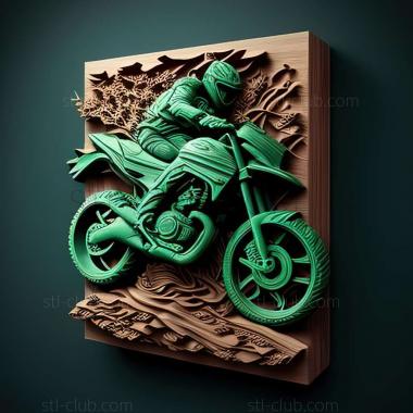 3D модель Kawasaki KLX230R (STL)